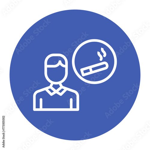 Unhealthy Lifestyle icon vector image. Can be used for Lifestyles.