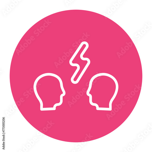 Conflict icon vector image. Can be used for Filmmaking.