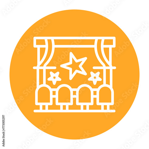 Film Premiere icon vector image. Can be used for Filmmaking.