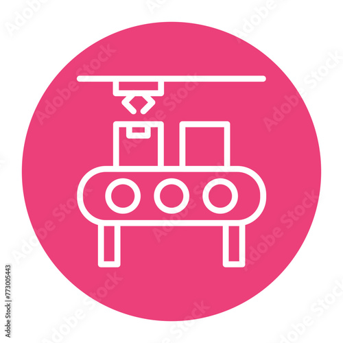 Production icon vector image. Can be used for Filmmaking.