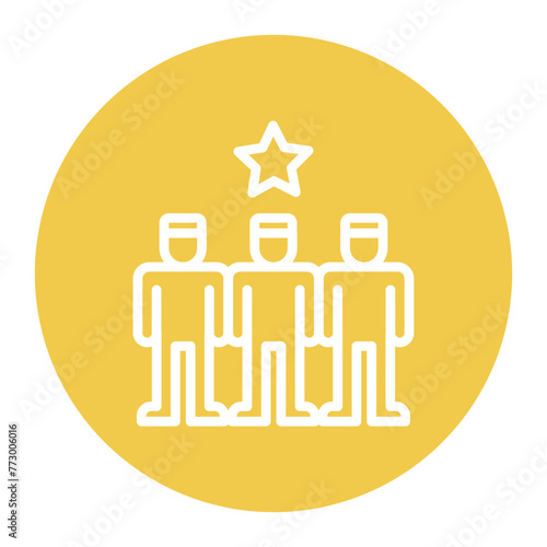 Finalist icon vector image. Can be used for Award Events.