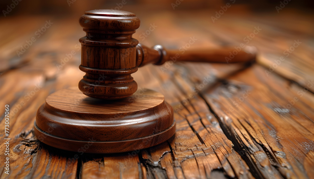 Closeup of a judges gavel. Closeup of a judges gavel.