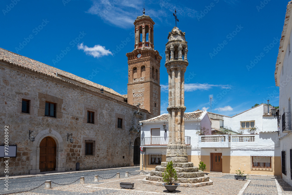 Obraz premium Justice roll or pillory located in the town of Ocaña (Madrid,Spain).