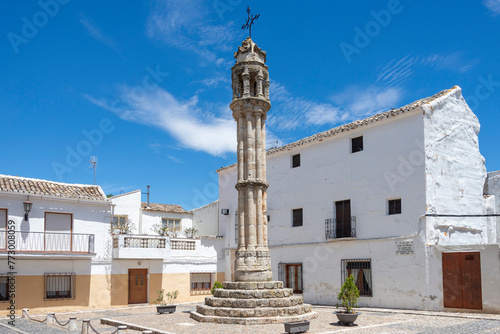 Justice roll or pillory located in the town of Ocaña (Madrid,Spain).