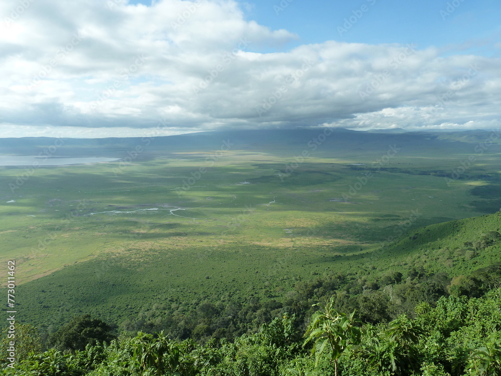 View ngorongoro valley