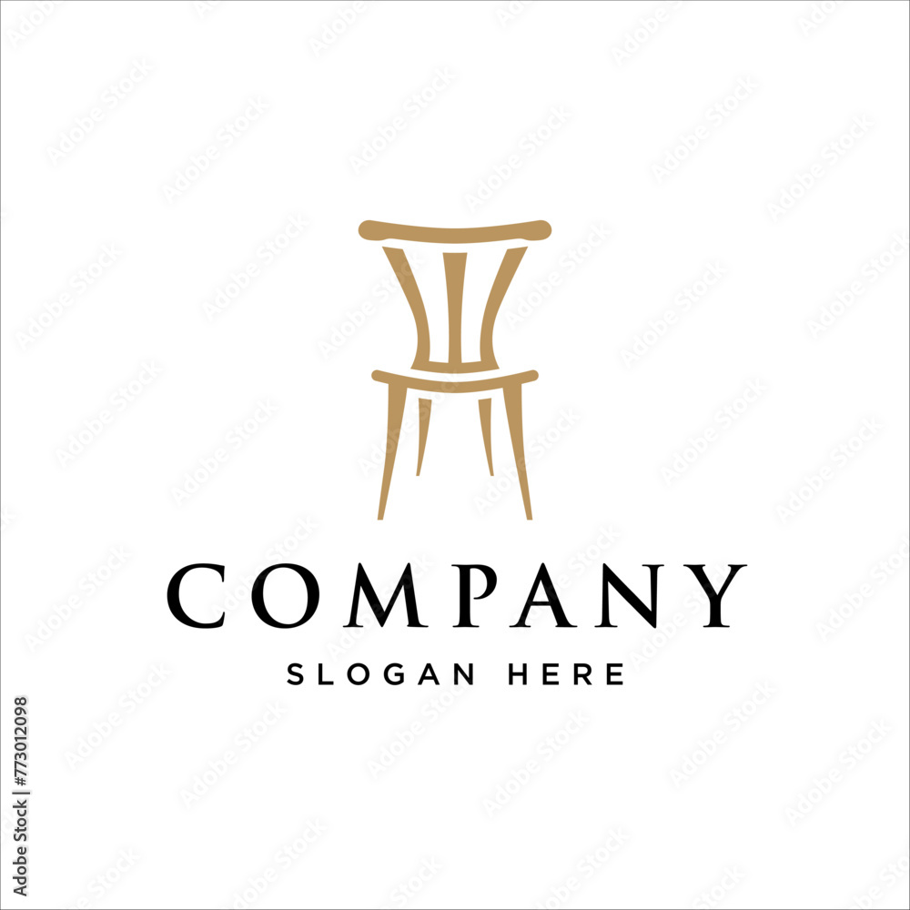 Chair Abstract Minimal Luxury Logo Chair Abstract Minimal Luxury Logo