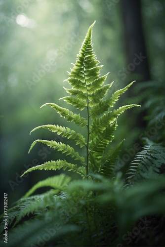 In the Soft Green Light of Dawn  Mountain Plants