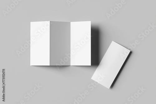 trifold brochure mockup