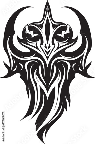 Mystic Mayhem Fantasy Axe Icon Design Sorcerers Slasher Axe Emblem Graphic