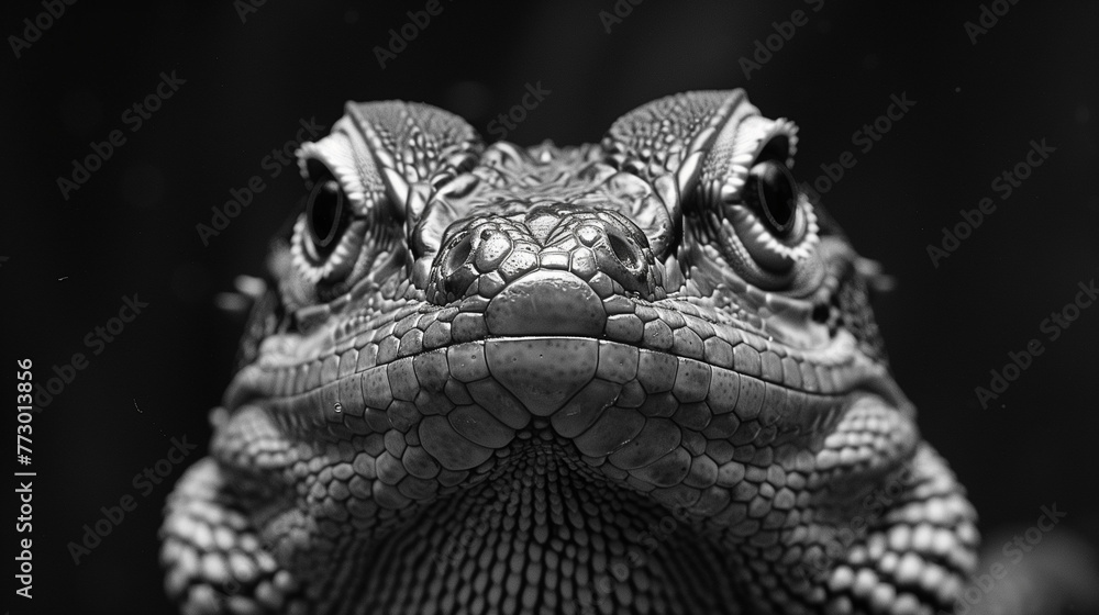 Iguana Intricacies: A Study in Black and White Iguana Intricacies: A Study in Black and White