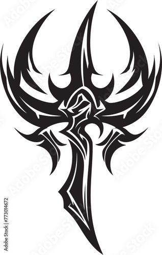 Titans Turmoil Battle Axe Emblem Graphic Rogues Ravage Fantasy Axe Logo Icon