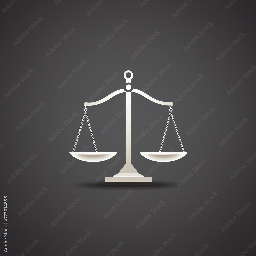 a white balance scale on a black background a white balance scale on a black background