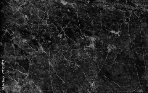 Black Marble Background. Black and white marble stone natural pattern texture
