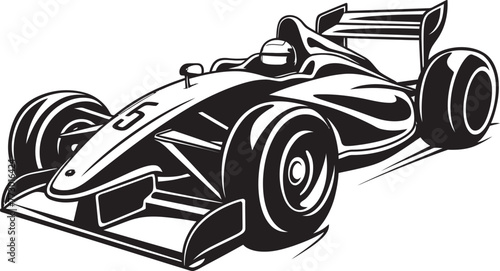 Speedstar Symphony F1 Emblem Emblem Apex Ascent Formula One Car Vector