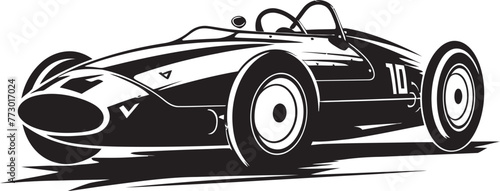 Turbo Thrust Car Logo Emblem Racing Reverie Formula One Symbol Vector