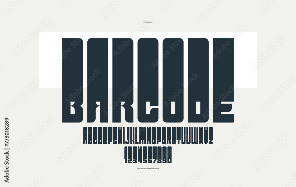 Bold and strong vector geometric font for logos and emblems, display typeface for posters and headlines, heavy and thick letters alphabet in modern style. Bold and strong vector geometric font for logos and emblems, display typeface for posters and headlines, heavy and thick letters alphabet in modern style.