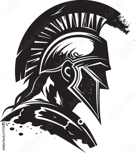 Loyal Legionnaire Warrior Logo Icon Noble Defender Fresh Warrior Vector Graphic