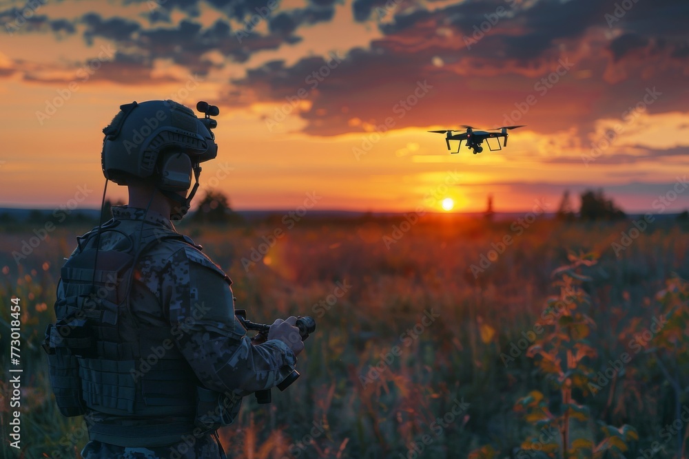 military soldier us army launches drone military soldier us army launches drone