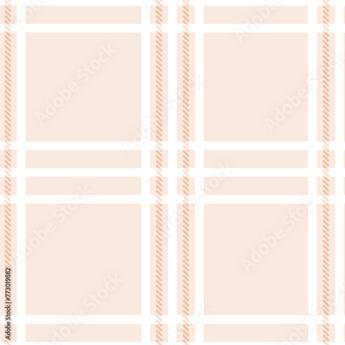 Hand drawn ropey checks capturing the spirit of Easter and spring with brown,off white,pastel peach. Great for home decor, fabric, wallpaper, gift-wrap, stationery, and packaging design projects.

