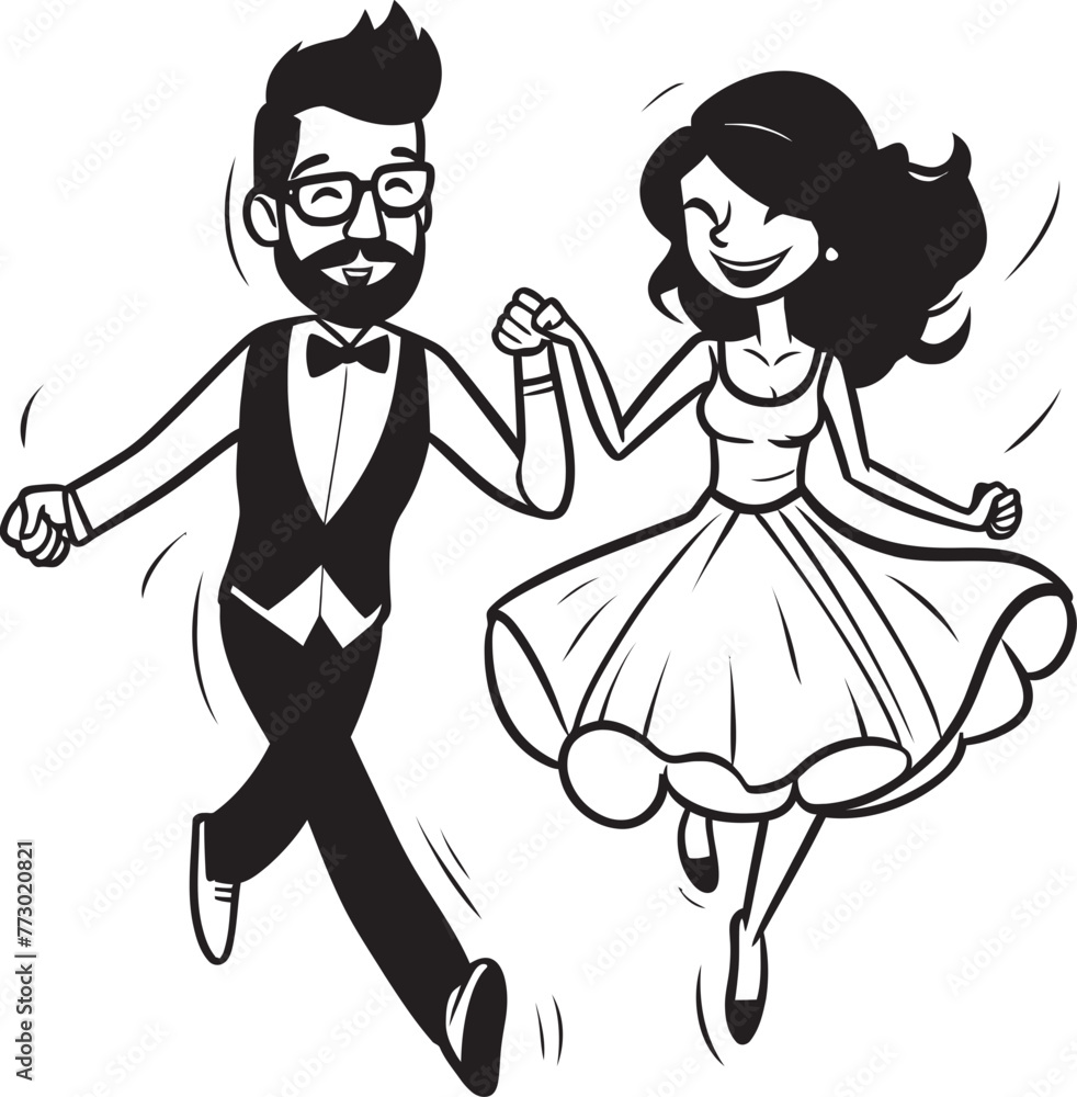 Radiant Romance Happy Marriage Vector Logo Dreamy Delight Cute Couple Graphic Symbol Radiant Romance Happy Marriage Vector Logo Dreamy Delight Cute Couple Graphic Symbol