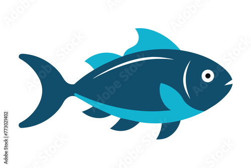 Fish drawing vector design illustration isolated on white background