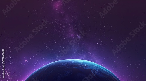 Vast Space Background is perfect for promoting astronomy, featuring a stunning backdrop of stars and galaxies