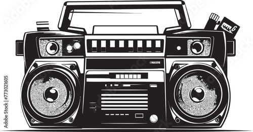 Street Swagger Hip Hop Logo Icon Melodic Motion Vector Icon Symbol