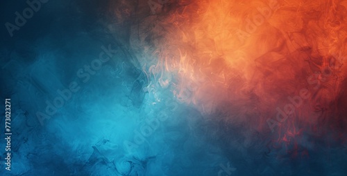 Fiery Fusion A Colorful Blend of Fire and Water Generative AI