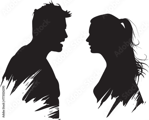 Anger Affair Emblematic Symbol of Couples Affair with Anger Wrathful Whirlwind Iconic Emblem Depicting Couples Whirlwind of Wrath