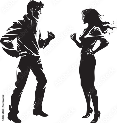 Wrathful Whirlpool Iconic Emblem Depicting Couples Whirlpool of Wrath Fiery Fission Dynamic Graphic Illustrating Couples Fission of Fire