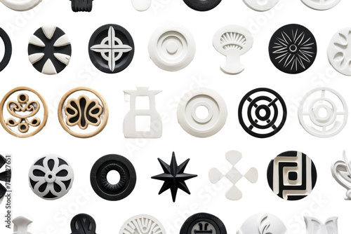 Adinkra Symbols isolated on transparent background