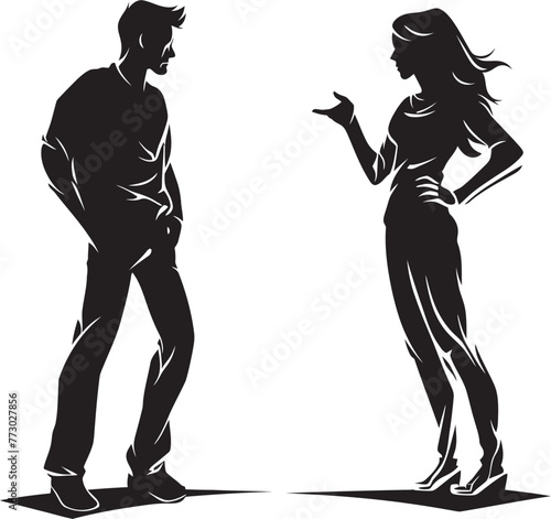 Ire Injection Vector Logo Symbolizing Couples Injection of Ire Tumultuous Twist Emblematic Graphic Depicting Couples Twisted Turmoil