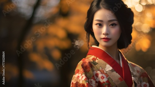 nice girl wearing kimono 8k photography, ultra HD