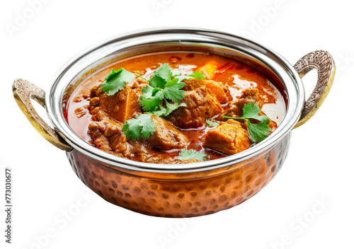 Exploring the Flavors of a Curry Pot On Transparent Background.