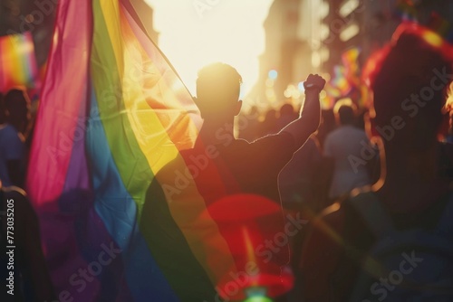 The energy of the parade was infectious as groups of supporters cheered and danced