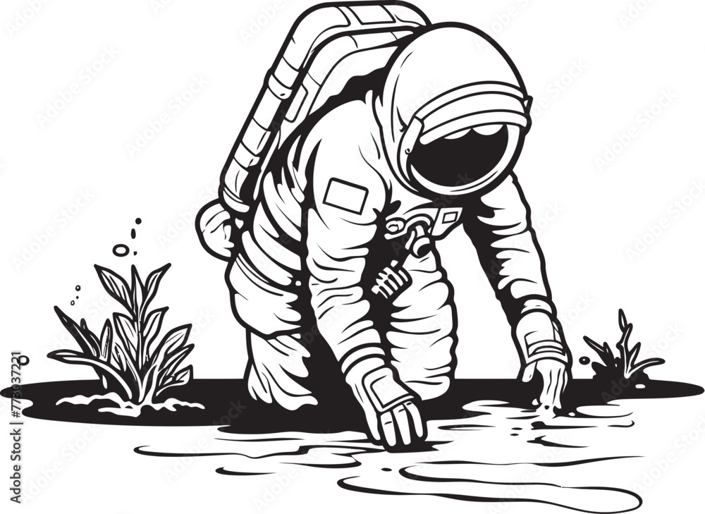 Stellar Sow Astronautic Plant Watering Emblem Nebula Nurture Vector Emblematic Plant Care Stellar Sow Astronautic Plant Watering Emblem Nebula Nurture Vector Emblematic Plant Care