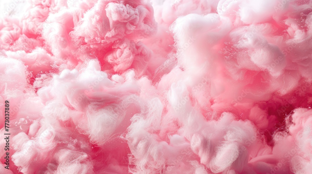 Fototapeta premium Cotton candy background. Generative AI