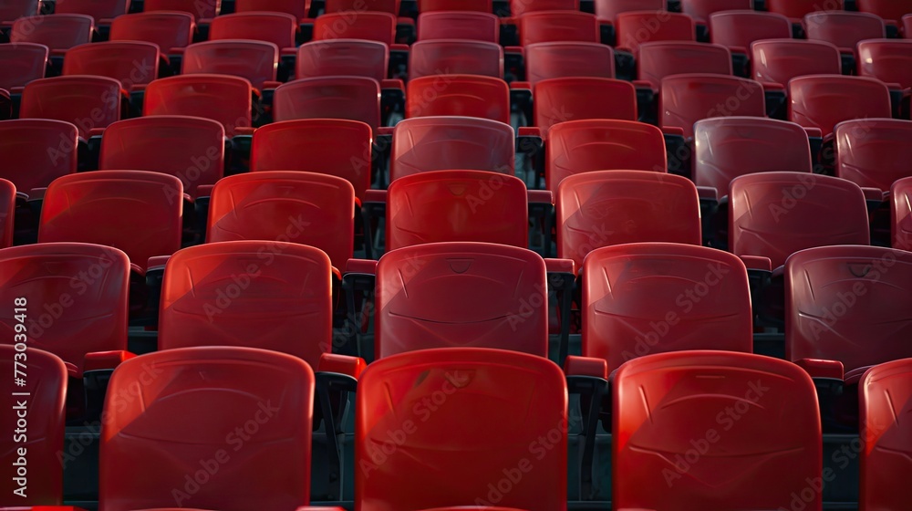Empty stadium. Generative AI Empty stadium. Generative AI