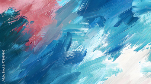Colorful abstract brush stroke background