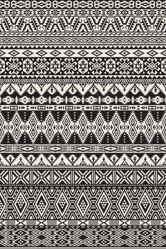 Native American traditional fabric patchwork wallpaper vintage vector seamless pattern for shirt fabric wrapping carpet rug tablecloth pillow