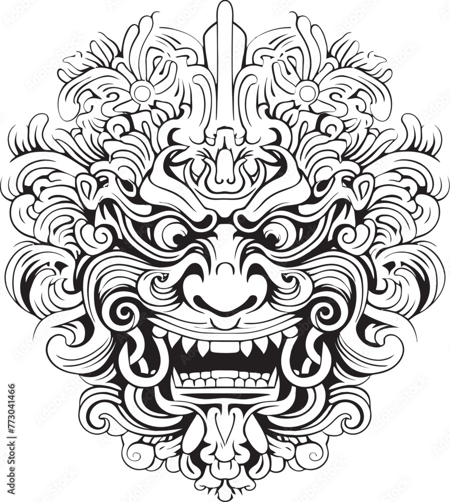 Artistic Borong Majesty Vector Iconic Design Vibrant Borong Serenity Graphic Logo Graphics