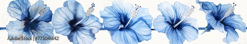 Flower Power A Blue Hydrangea in Full Bloom Generative AI