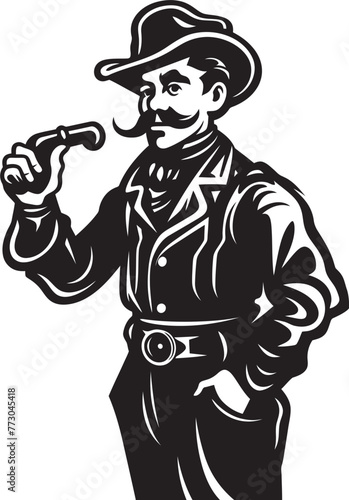 Wallpaper Mural Inferno Innovator Cartoon Fireman Emblem of Progress Logo Ember Expedition Vector Logo Design of an Adventurous Firefighter Torontodigital.ca