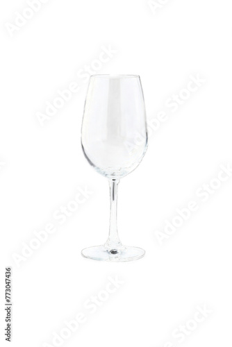 isolated empty wine glass transparent background photo
