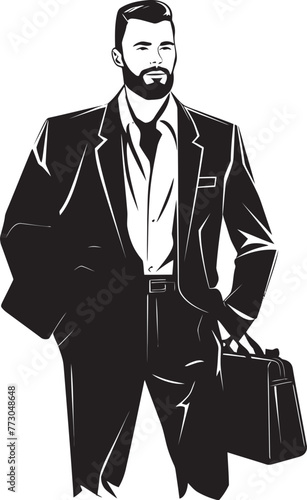 Dollar Doug Cartoon Rich Person Holding a Money Bag Graphic Design Luxurious Lila Vector Logo of a Wealthy Figure with Money Bag