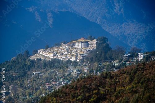 Tawang Monastery, a Buddhist monastery located in Tawang, Arunachal Pradesh, India. largest monastery in India Situated in the valley of the Tawang Chu. It is also called Gaden Namgyal Lhatse.
