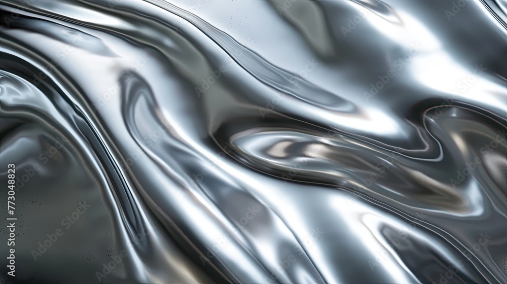 Shining metal texture. Generative AI Shining metal texture. Generative AI