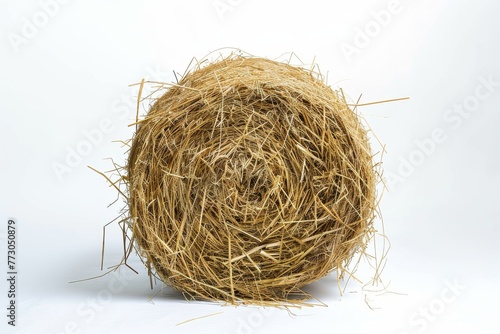 haystack isolated on white background