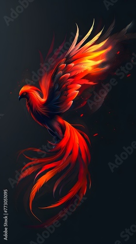 Render transcendent light phoenix background, The phoenix wallpapers are available in hd © Gendar SINURO