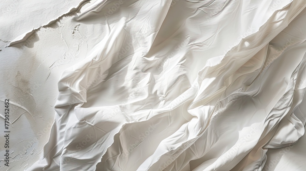 White abstract background. Generative AI White abstract background. Generative AI